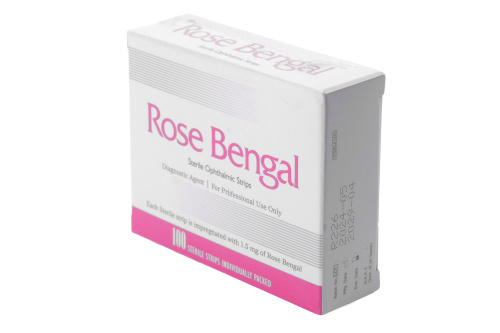 Тест-полоски офтальмологические Rose Bengal (Rose GLO)