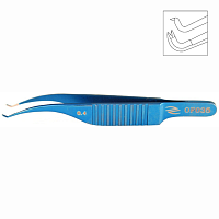 Пинцет роговичный типа Колибри по Троутману-Барракеру, титановый OF 035