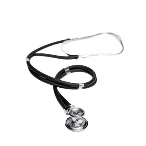 Фонендоскоп с защитными крышками мембраны