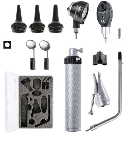 Диагностический набор KaWe Бейсик С10 / Е10 (офтальмоскоп 1 апертура и отоскоп с принадлежностями)