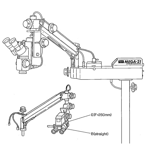 Операционный микроскоп Inami L-0970 с широким полем зрения (MEGA-10) фото 6