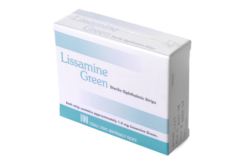 Тест-полоски офтальмологические Lissamine Green